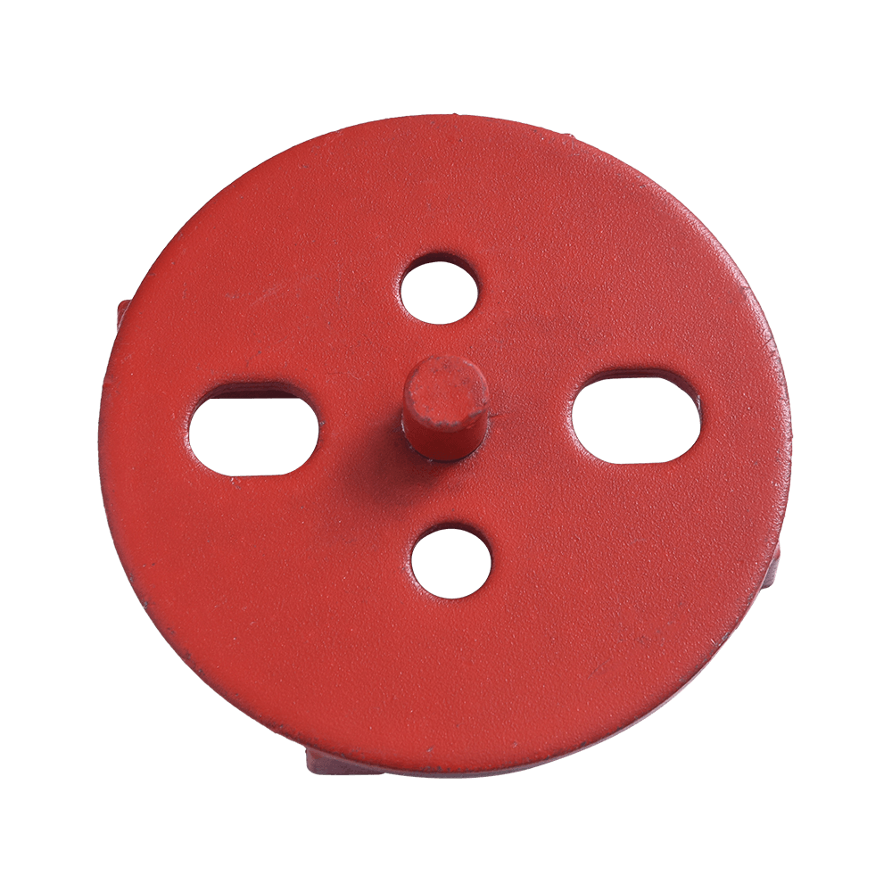 #30 Correos ordinarios de cinco hoyos y cuatro dientes (con columna) Cabeza de diamante de piso