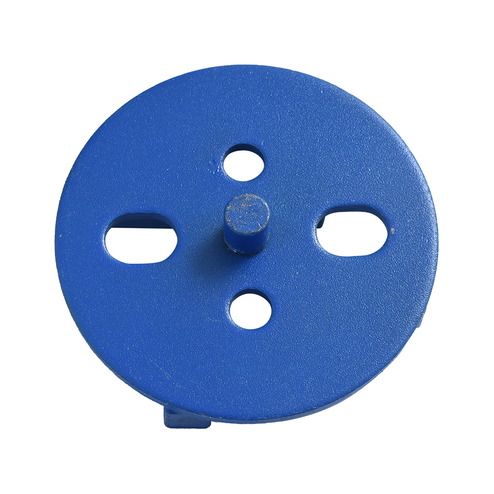 #50 Correos ordinarios de cinco hoyos y cuatro dientes (con columna) Cabeza de diamante de piso